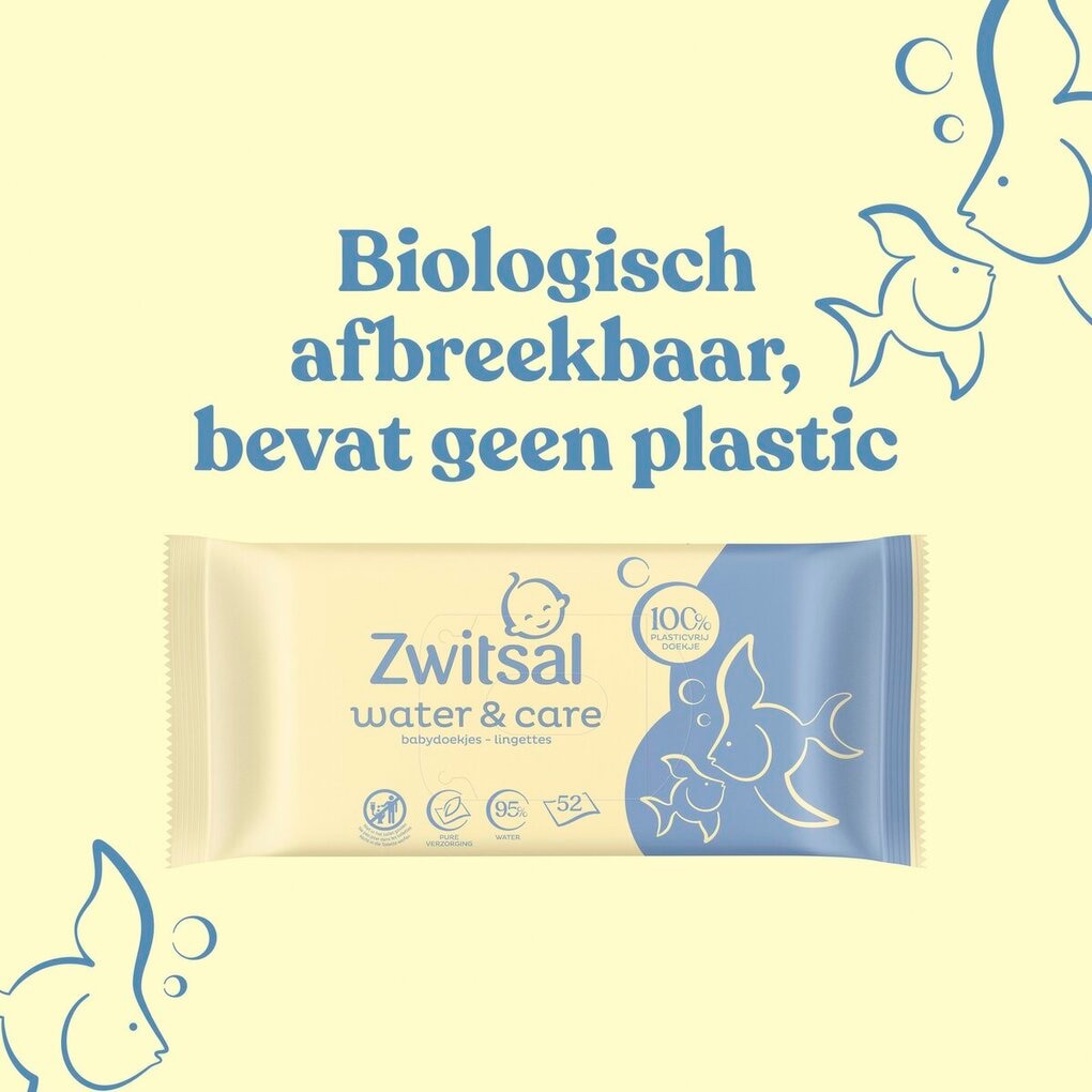 Zwitsal Water & Care Billendoekjes