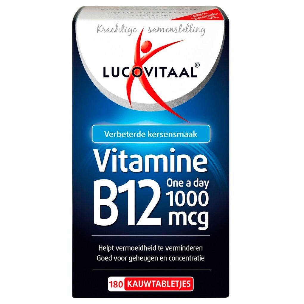Lucovitaal Vitamine B12 1000Mcg Kauwtabletten