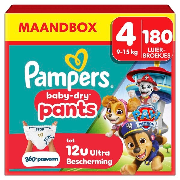 Pampers Baby-Dry Paw Patrol Pants Maat 4 Luierbroekjes