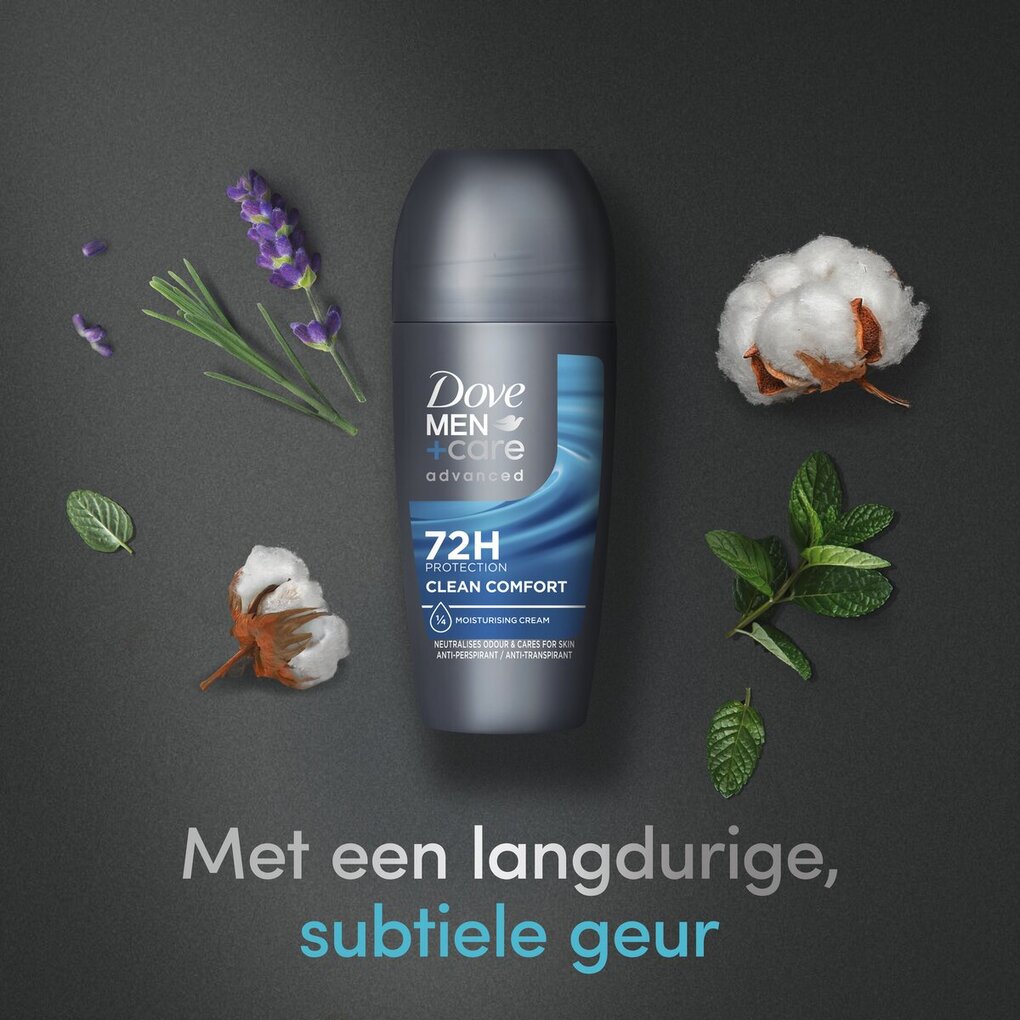 Dove Men+Care Advanced Clean Comfort Antitranspirant Deodorant Roller