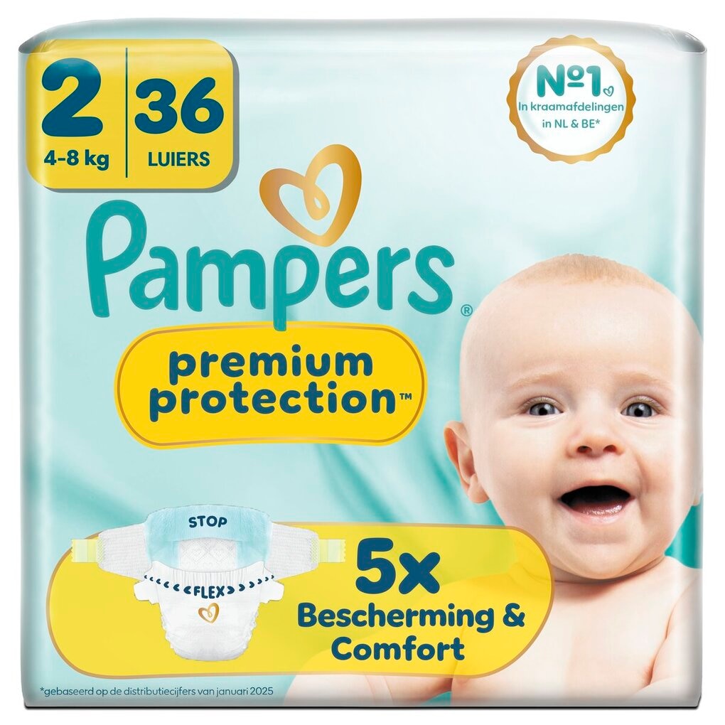 Pampers Premium Protection Maat 2 Luiers Pampers Premium Protection Maat 2 Luiers