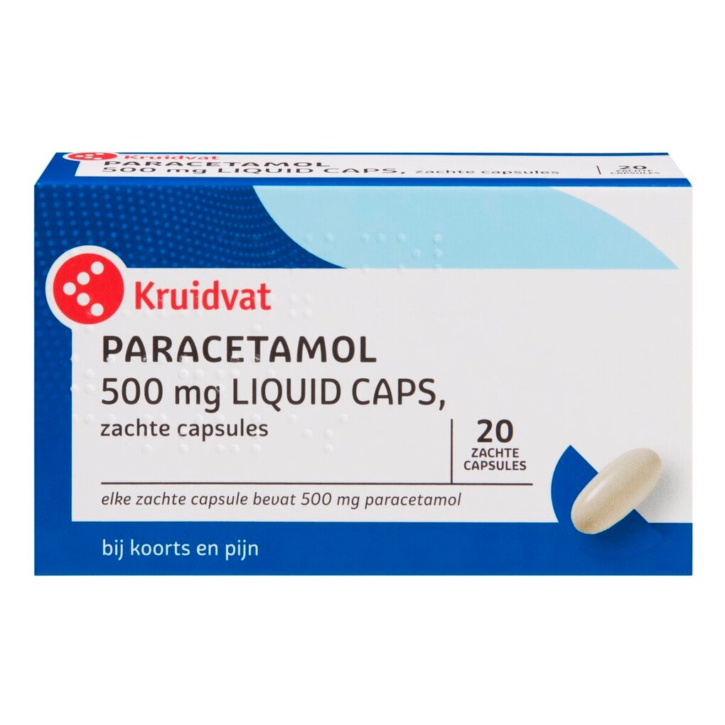 Kruidvat Paracetamol 500mg Liquid Caps