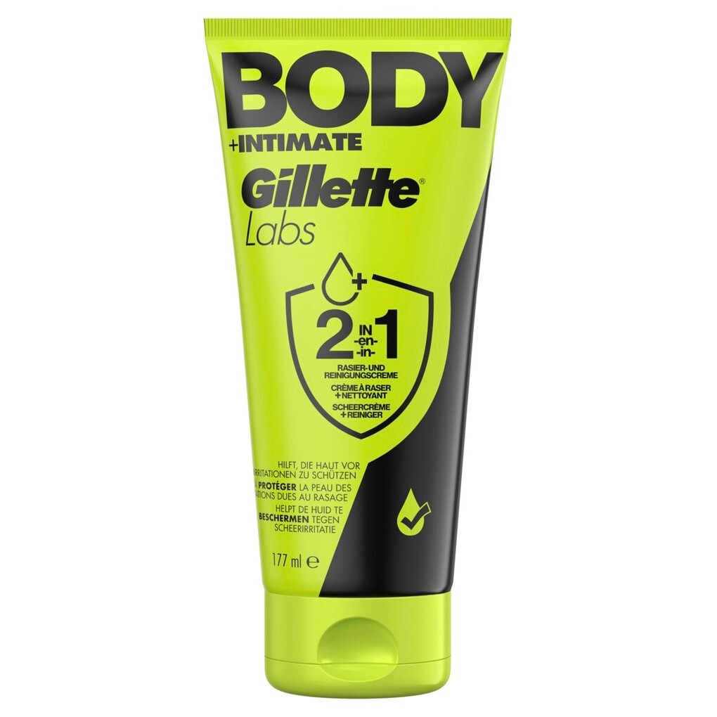 GilletteLabs Body + Intimate 2-in-1 Scheercrème + Reiniger