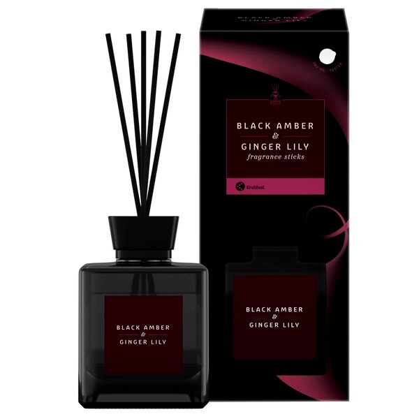 Kruidvat Black Amber & Ginger Lilly Geurstokjes
