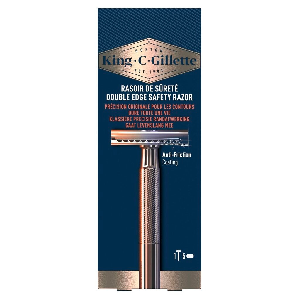 King C. Gillette Double Edge Safety Razor Scheerapparaat