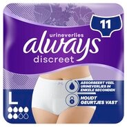 Afbeelding van Always Discreet Incontinentiebroekjes - 11 stuks