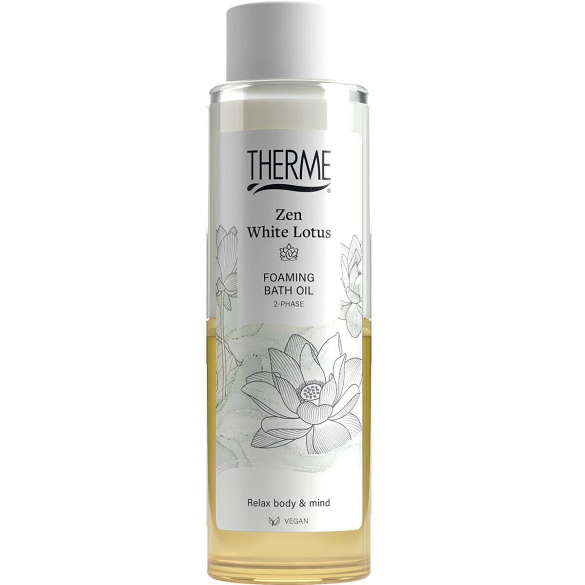 Afbeelding van Therme Zen White Lotus Foaming Bath Oil - 400ml