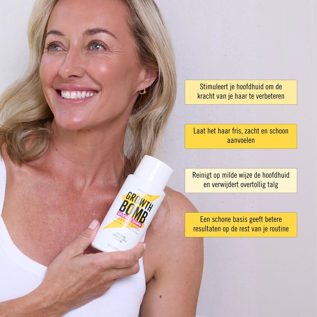 Growth Bomb Hair & Scalp Cleanse Supercharge Shampoo