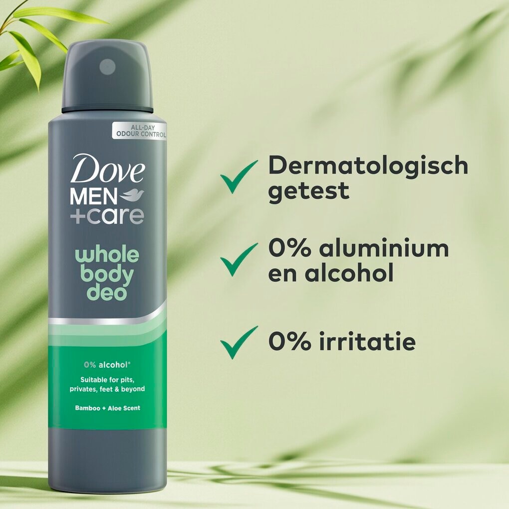 Dove Men + Care Whole Body Bamboo & Aloe Deodorant Spray