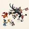 LEGO Ninjago 71863 Zilvar en Grimtak het Drakenbeest
