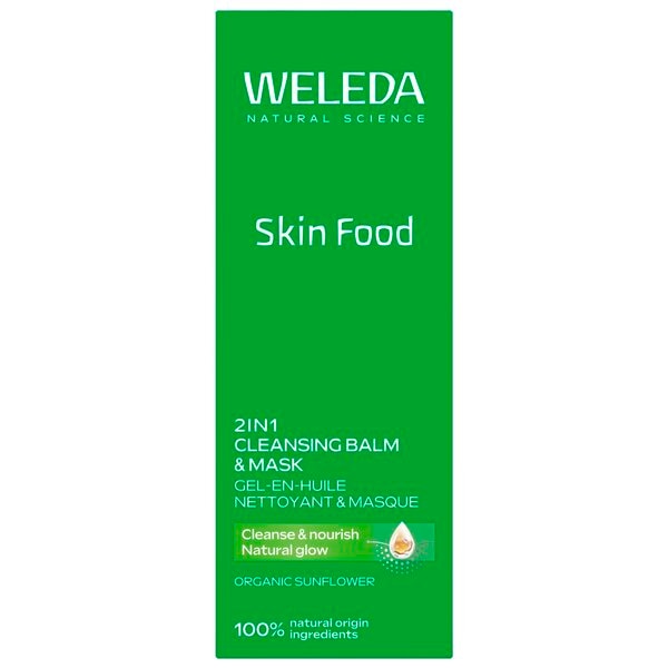 Weleda Skin Food Gel 2-In-1 Cleansing Balm & Mask
