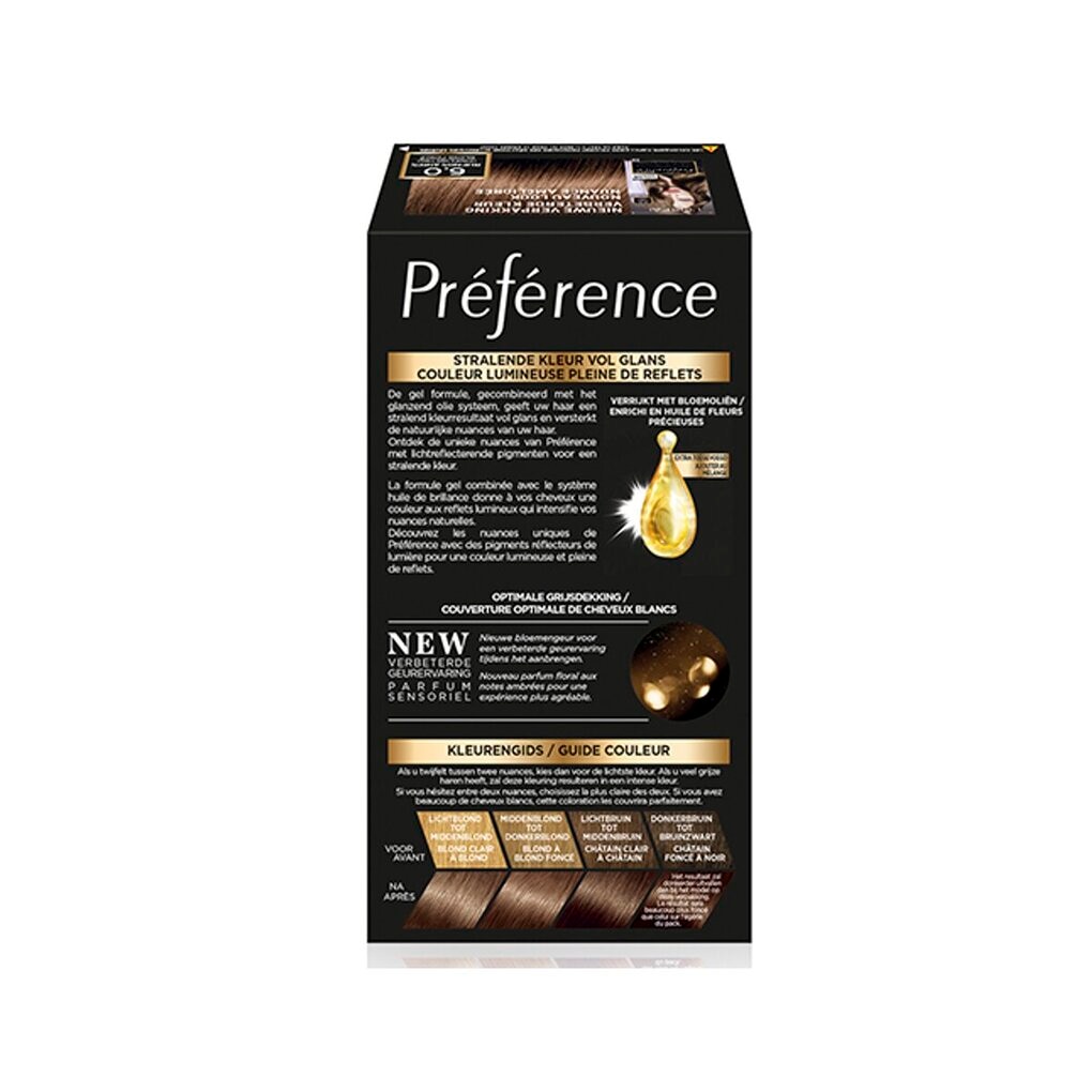 L'Oréal Paris Préférence 6 Donkerblond Permanente Haarkleuring