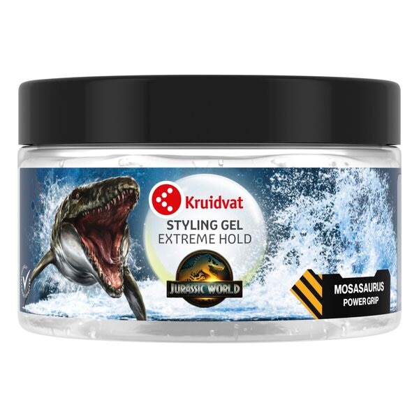 Kruidvat Jurassic World Mosasaurus Power Grip Extreme Hold Styling Gel