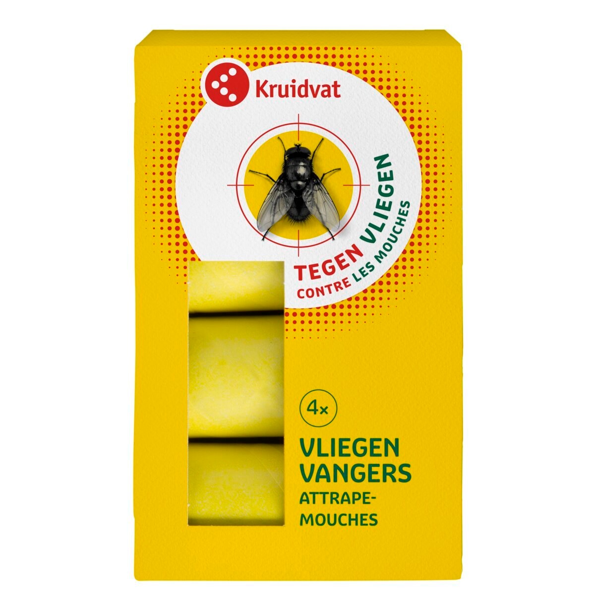 Afbeelding van Kruidvat Vliegenvangers - 4 stuks