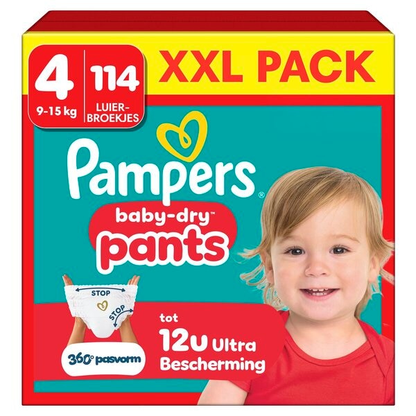 Pampers Baby-Dry Pants Maat 4 Luierbroekjes