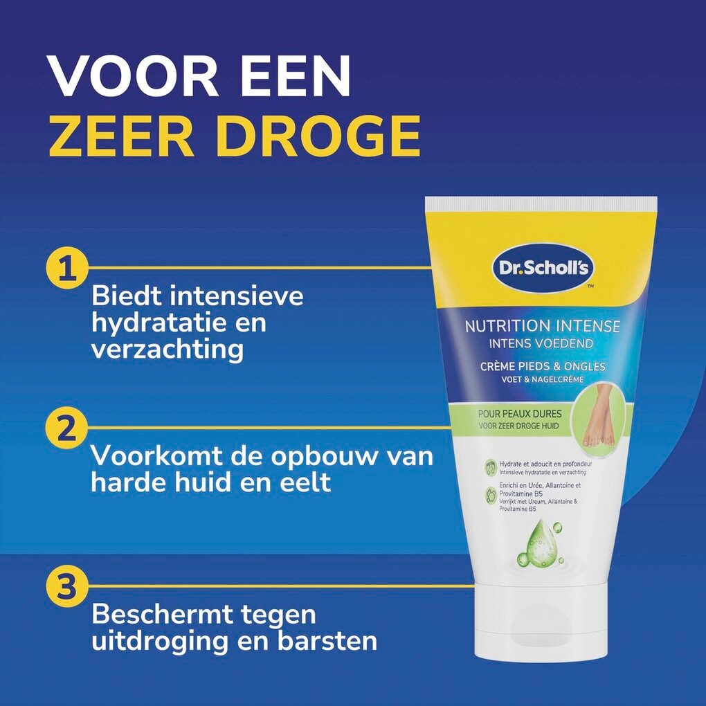 Dr. Scholl's Intens Voedend Voet- en Nagelcrème