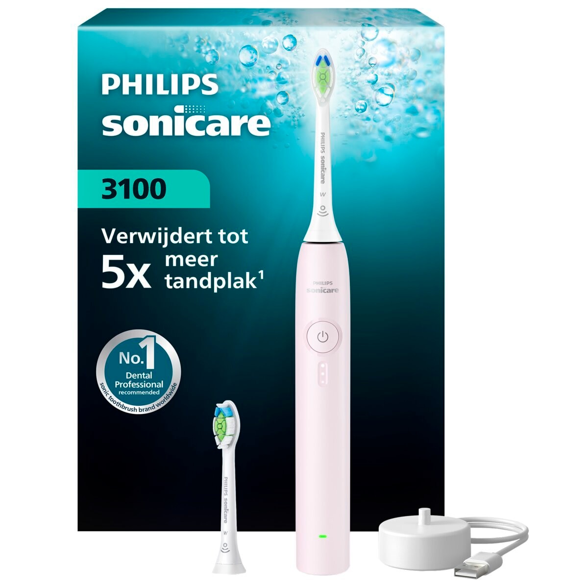 Afbeelding van Philips Sonicare 3100 Series Elektrische Tandenborstel - Roze