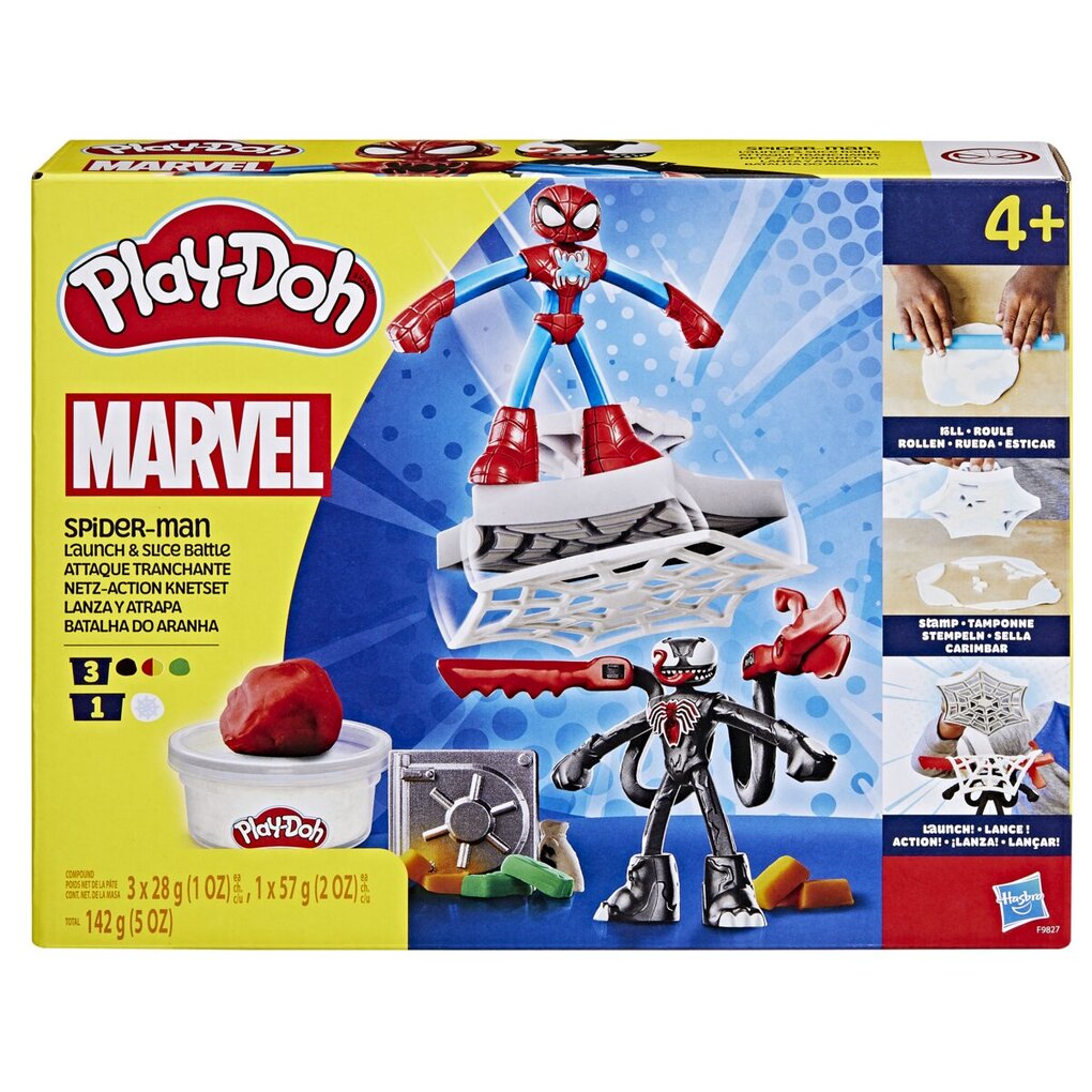 Play-Doh Marvel Spider-Man Launch & Slice Battle Kleiset