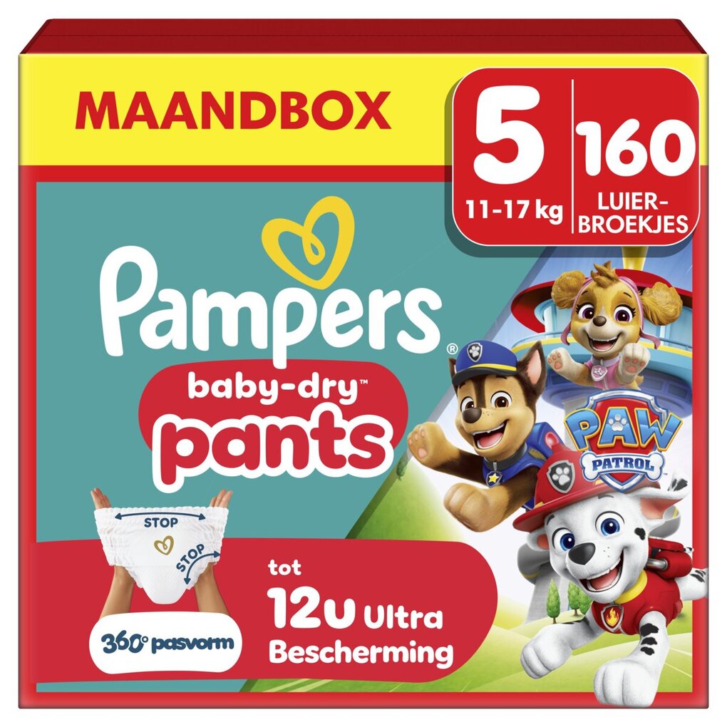 Pampers Baby-Dry Paw Patrol Pants Maat 5 Luierbroekjes