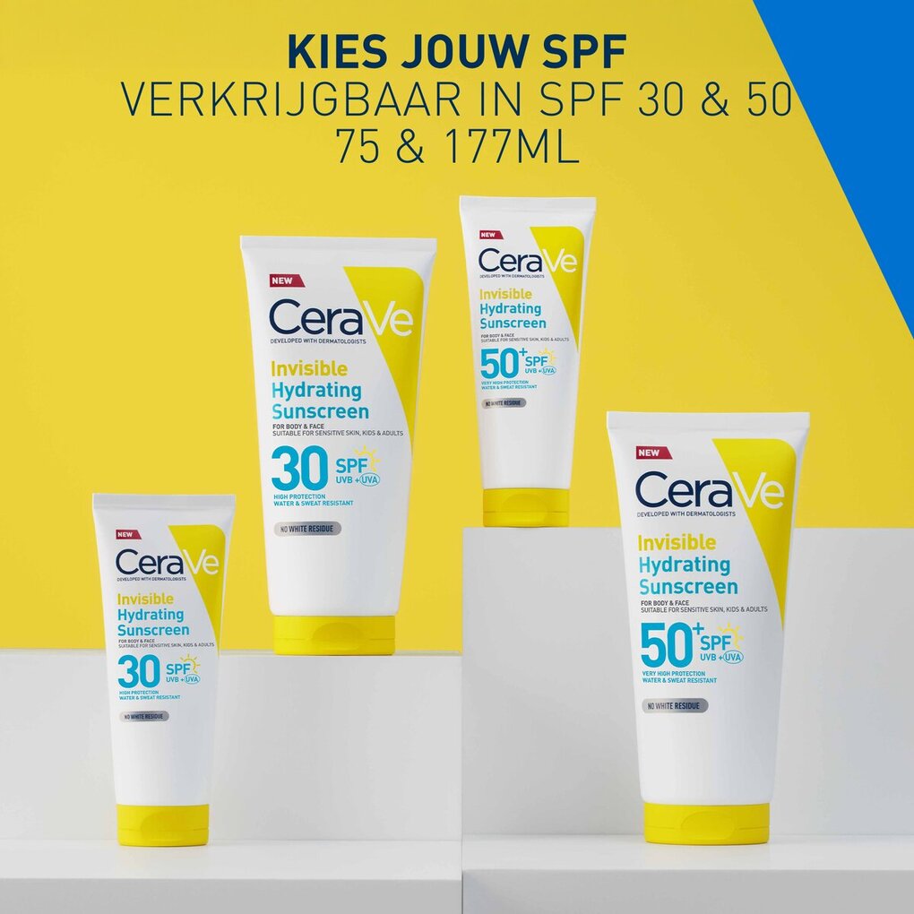 CeraVe Invisible SPF50+ Hydrating Sunscreen