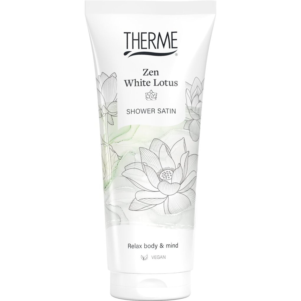 Ervaar de weldaad van een ontspannen douche met Therme Zen White Lotus Satin Shower Douchecrème. Witte lotus staat symbool voor geestelijke zuiverheid, puurheid en zachtheid. Ervaar de weldaad van een ontspannen douche met Therme Zen White Lotus Satin Shower Douchecrème. Witte lotus staat symbool voor geestelijke zuiverheid, puurheid en zachtheid.