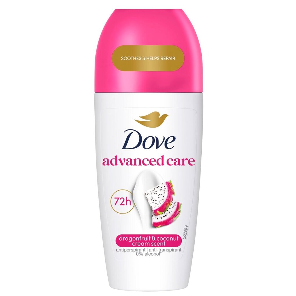 Dove Advanced Care Go Fresh Dragon Fruit & Coconut Cream Antitranspirant Deodorant Roller Dove Advanced Care Go Fresh Dragon Fruit & Coconut Cream Antitranspirant Deodorant Roller