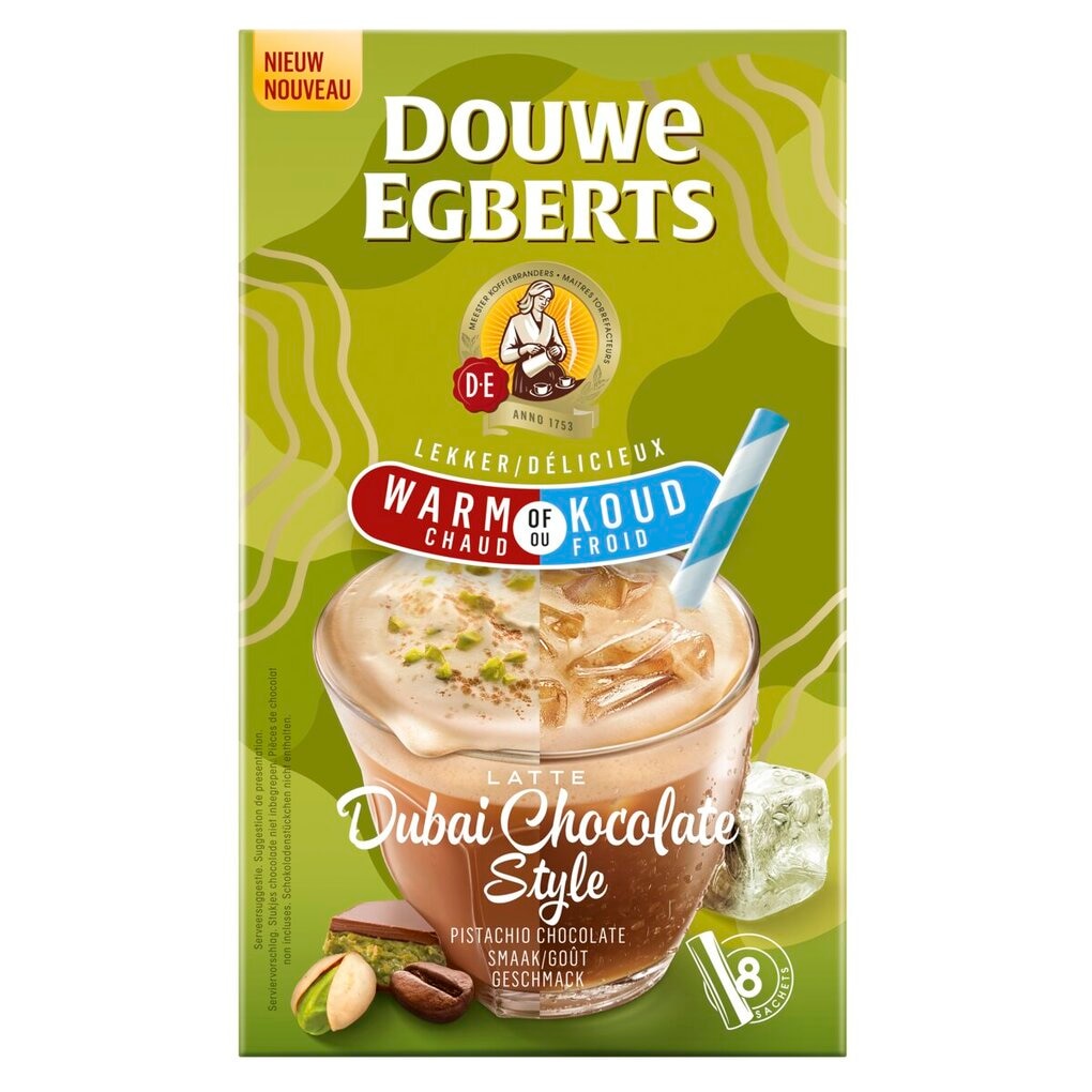 Douwe Egberts Latte Dubai Chocolate Style Oploskoffie