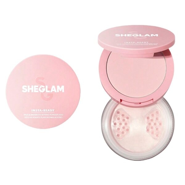 Sheglam Insta-Ready Bubblegum Face & Under Eye Setting Powder Duo