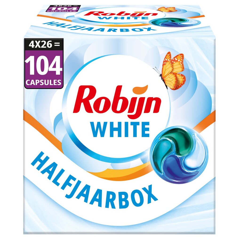 Robijn Classics Stralend Wit 4-in-1 Wascapsules