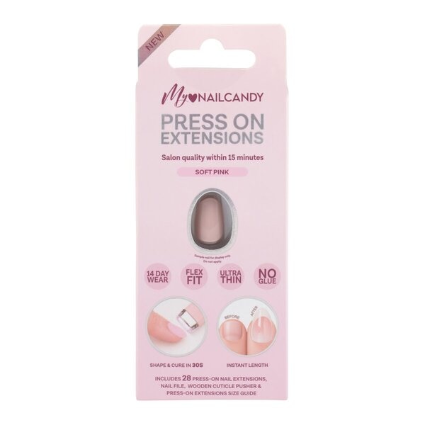 My Nailcandy Soft Pink Press On Extensions