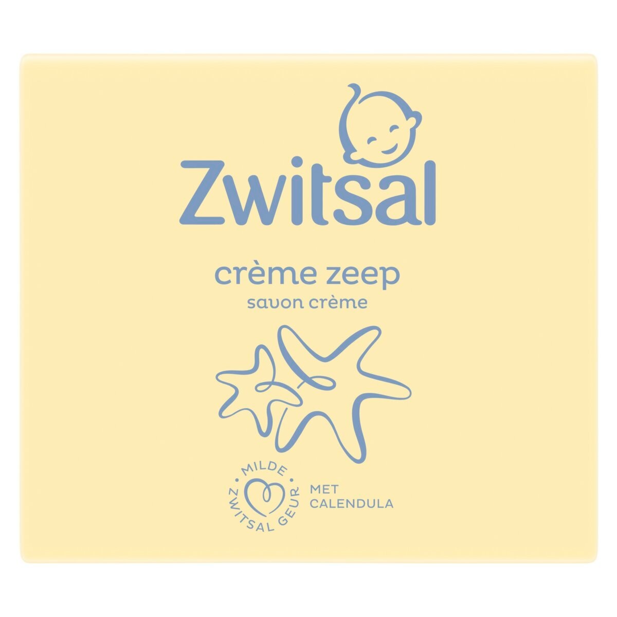 Afbeelding van Zwitsal Crème Zeepblok Baby - 4x90 g
