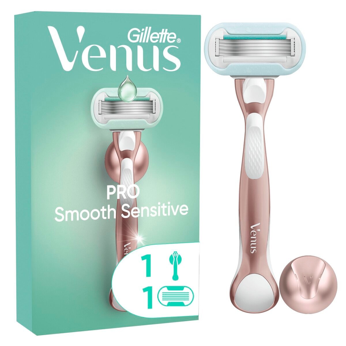 Afbeelding van Gillette Venus Pro Smooth Sensitive Scheersysteem - 1 mesje