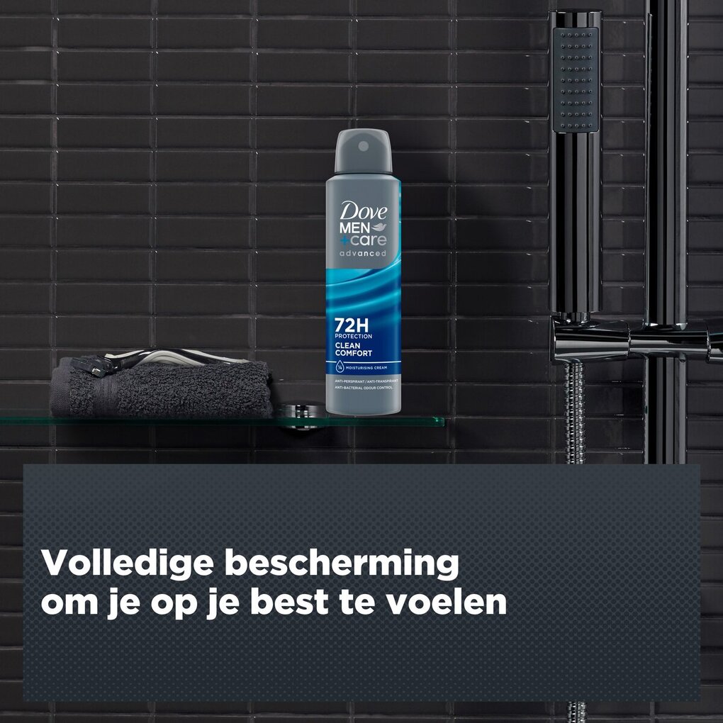 Dove Men+ Care Advanced Clean Comfort Antitranspirant Deodorant Spray