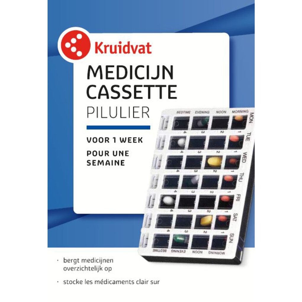 Kruidvat Week Medicijncassette Kruidvat Week Medicijncassette