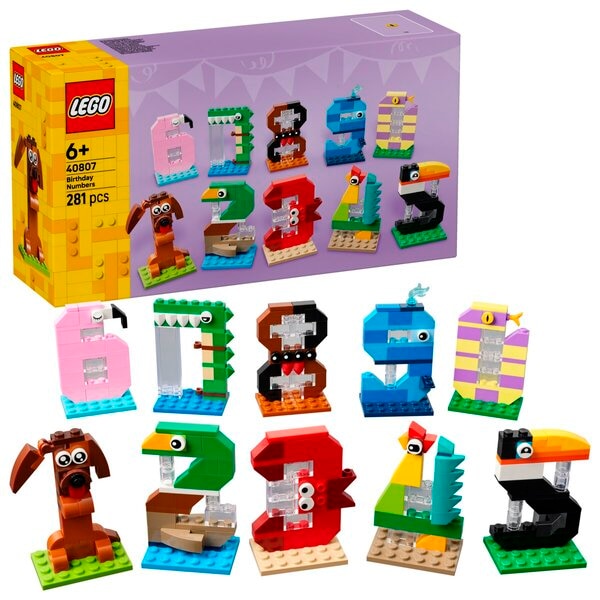 LEGO 40807 Verjaardagscijfers