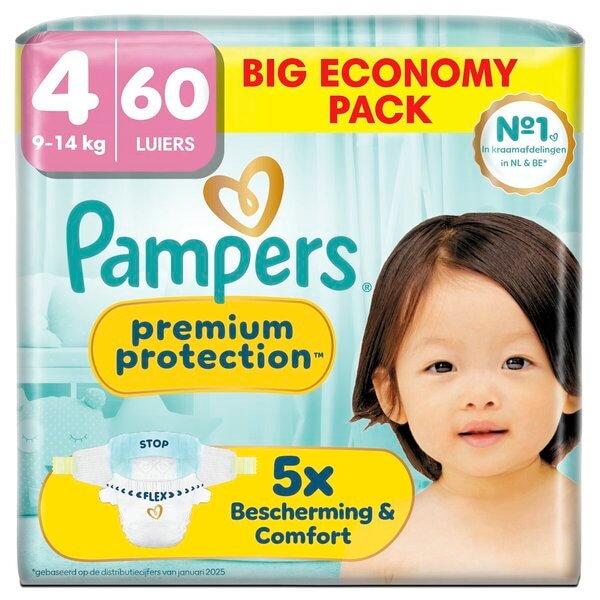 Pampers Premium Protection Maat 4 Luiers