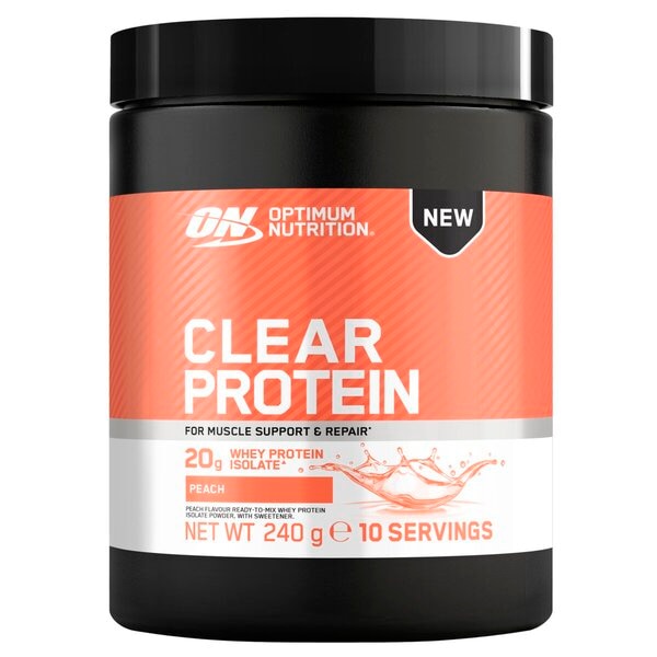Optimum Nutrition Clear Whey Peach Protein Powder