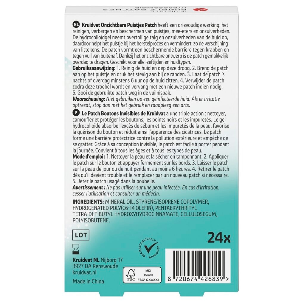 Kruidvat Invisible Pimple Patches
