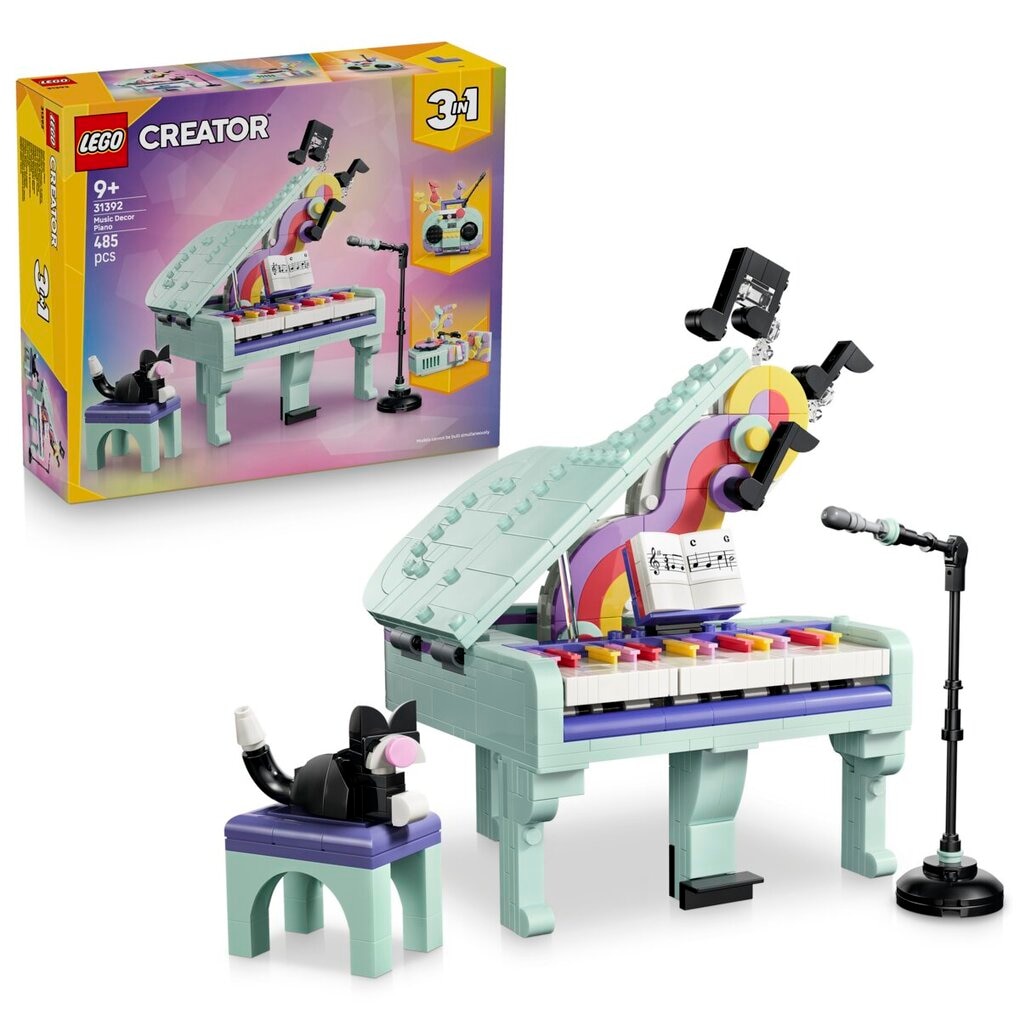 LEGO Creator 31392 3-In-1 Piano met Kat