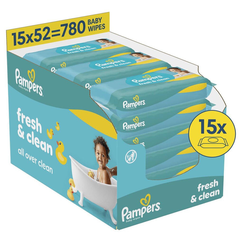 Pampers Fresh & Clean Babydoekjes Pampers Fresh & Clean Babydoekjes
