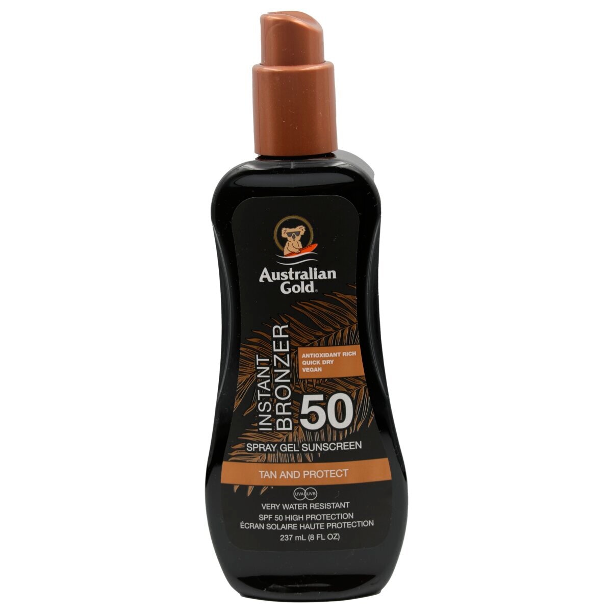 Afbeelding van Australian Gold SPF50 Spray Gel met Bronzer - 237ml