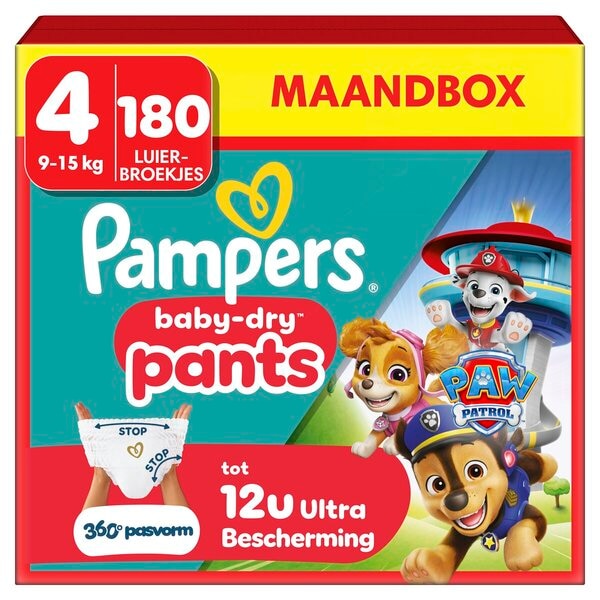 Pampers Baby-Dry Paw Patrol Pants Maat 4 Luierbroekjes