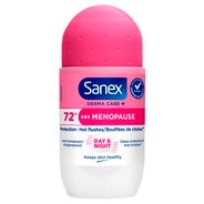 Afbeelding van Sanex Deoroller Derma Care+ Menopause - 53ml