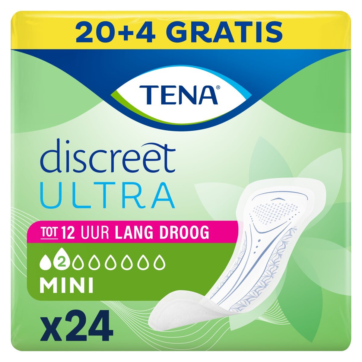 Afbeelding van TENA Discreet Ultra Mini Incontinentieverband - 24 stuks