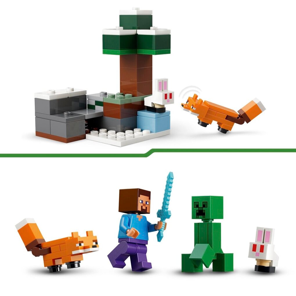 LEGO Minecraft 21583 Steve's Taiga-avontuur