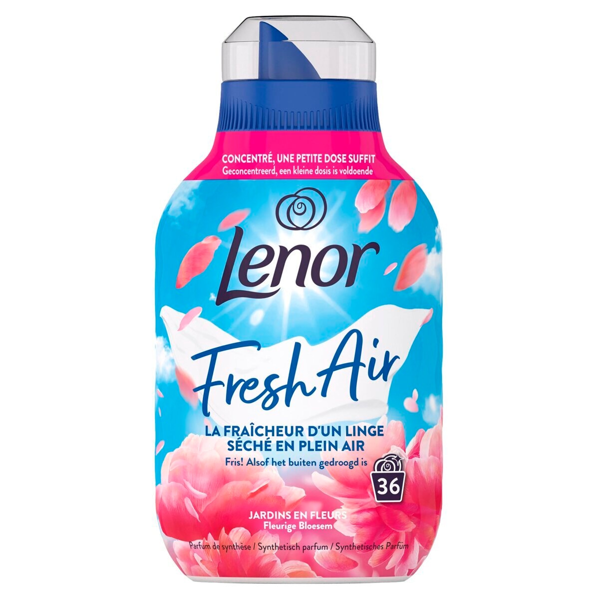 Afbeelding van Lenor Fresh Air Fleurige Bloesem Wasverzachter - 36 wasbeurten