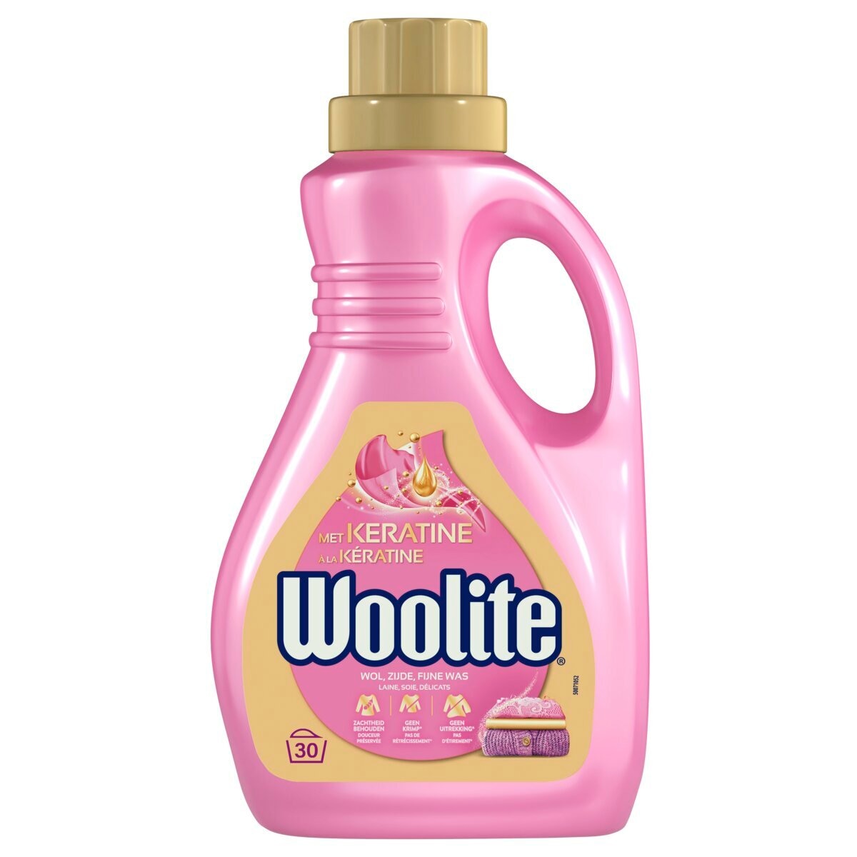 Afbeelding van Woolite Wol, Zijde, Fijne Was Wasmiddel - 1500ml, 25 wasbeurten