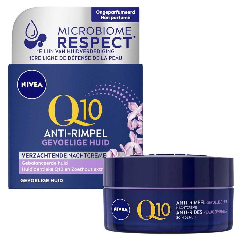 NIVEA Q10 Power Sensitive Anti-Rimpel Nachtcrème