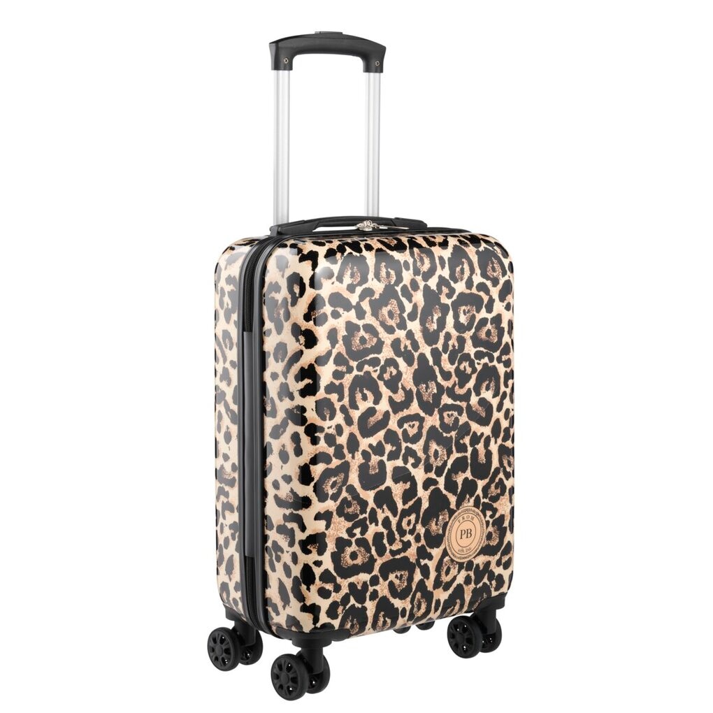 From PB With Love Handbagage Koffer met Panterprint