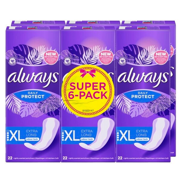 Always Daily Protect Extra Long Inlegkruisjes